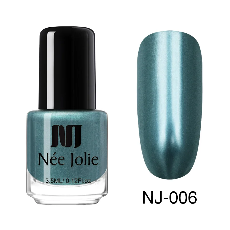 NEE JOLIE 8 мл Лак для ногтей чистая серия лак для ногтей Блестящий зеркальный матовый эффект лак для ногтей 66 цветов - Цвет: NJMR-06
