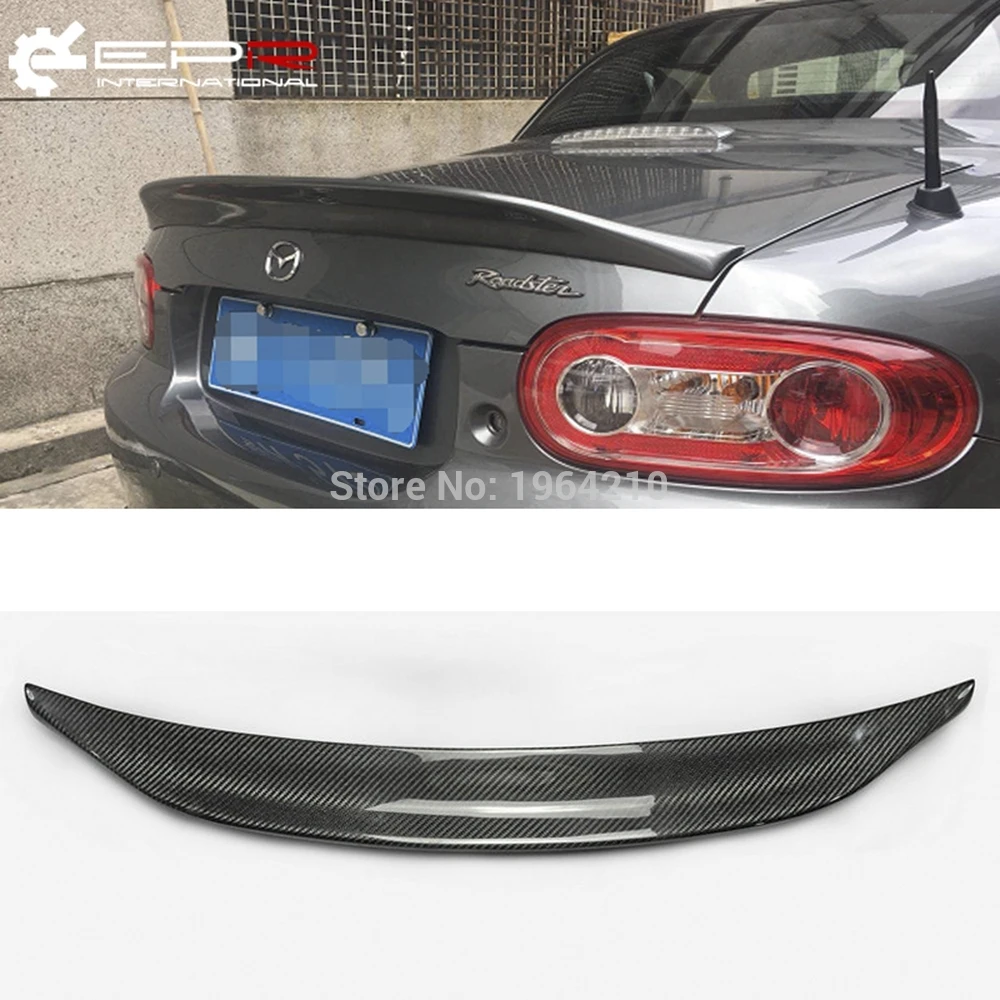 Для MX5 NC NCEC Roster Miata EPA Тип 3 2009-2015 углеродное волокно задний спойлер багажника хвост