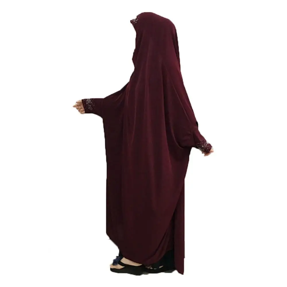 Женское цельное платье для молитвы мусульманское исламское Абая Макси АБАЯ