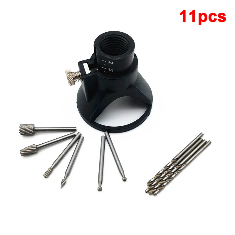 11pcs 1 компл. Вращения многофункциональный инструмент режущие направляющие фасонные фрезы HSS крепления аксессуары LKS99 - Цвет: 11pcs