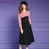 TESSCARA Women Autumn Winter Elegant Dress Shirt Festa Female Designer Office Cocktail Party Robe High Quality Vintage Vestidos ► Photo 3/6