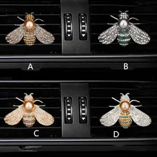 1 шт. автомобильный освежитель воздуха в стиле пчелы с зажимом для автомобиля