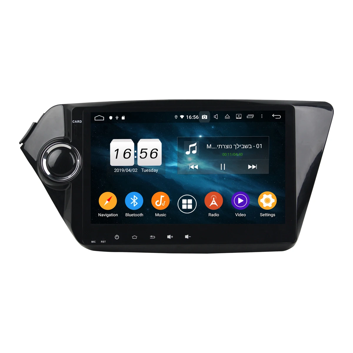 Best 9 inch 4+32G Android 9.0 car multimedia Player for KIA K2 2012-2015 with GPS Wifi NO DVD 0