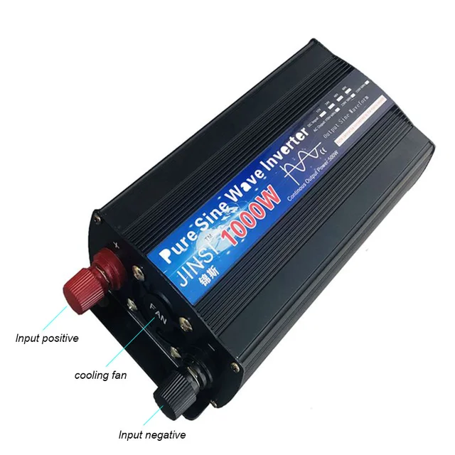 Inverter 1000W 12V To 230V - Onda Sinusoidale Pura Con Presa UE E USB, Display LCD, Per Auto/Campeggio - Foto 2