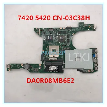 

High quality for 7420 5420 Laptop motherboard CN-03C38H 03C38H 3C38H DA0R08MB6E2 GT640M HM76 100% working well