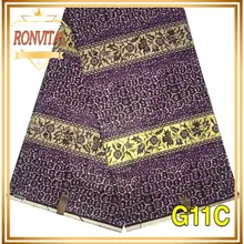 Ткань с золотым восковым принтом RONVITAL, африканская ткань с принтом, женское платье, сделай сам, восковая ткань в нигерийском стиле, хлопок, 6 ярдов/