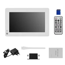 Andoer 7 дюймов пульт дистанционного Управление ультра-тонкий ЖК-дисплей цифровая фоторамка рабочего стола 1280*800 HD поддерживает видео с 8 Гб карта памяти