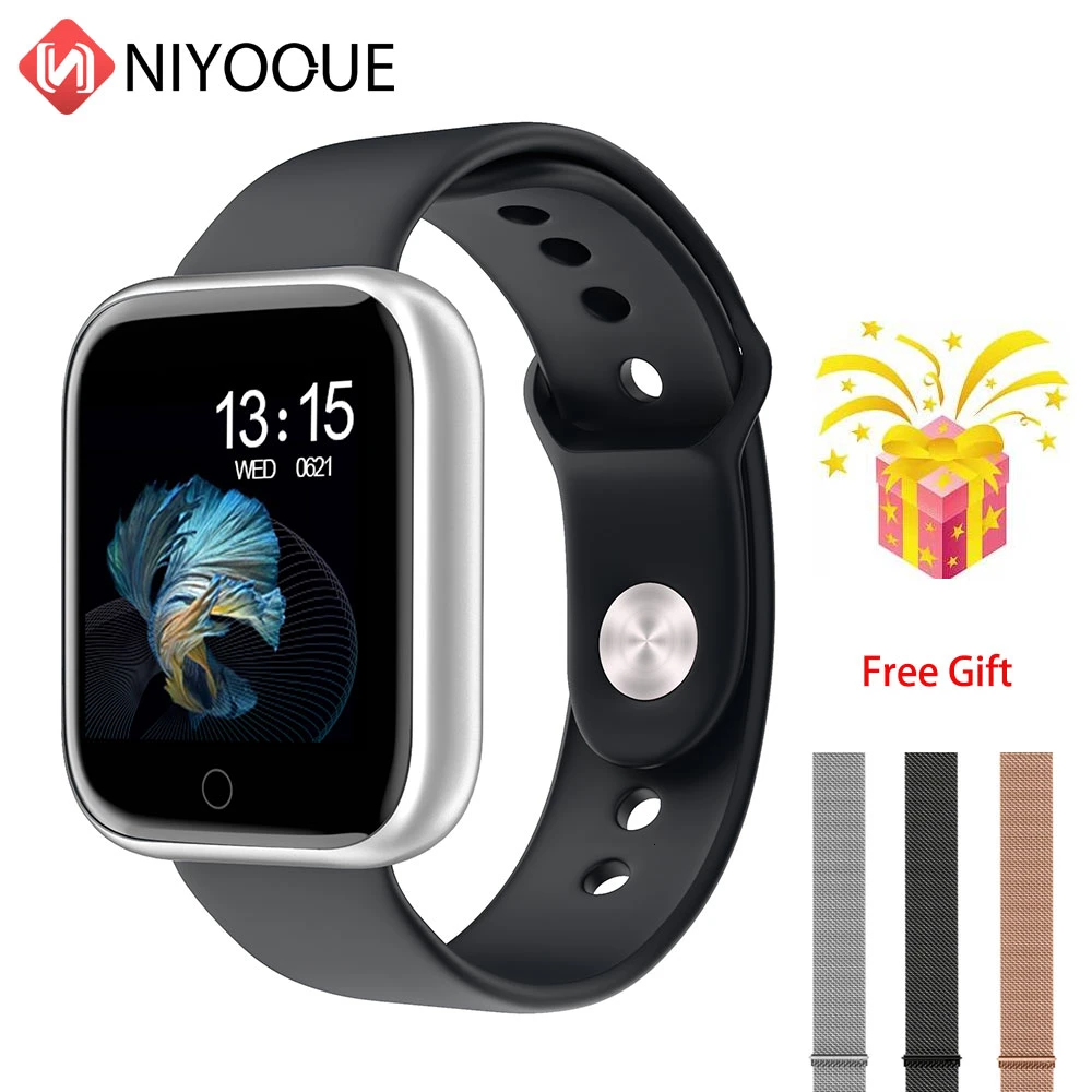 

Smart Wristband Clock T80 Sports IP68 Waterproof Activity Tracker Heart-beating Clock Smart Watch VS P68 P70 Bracelet