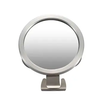 

Bathroom Powerful Sucker Bath Mirrors Fogless Bath Shower Mirrors Anti-Fog Make Up Mirror With Shaver Holder