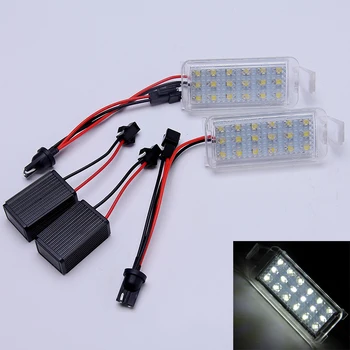 

POSSBAY Surper Bright 1 Pair Car License Plate LED Light Lamps Bulb For Ford Falcon Car Styling External Lights