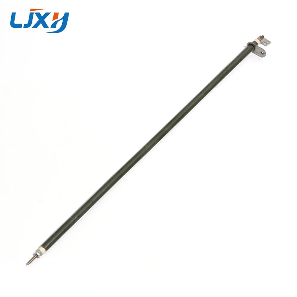 2 PCS 320/325/330/340/350mm Green Heating Element with Round Metal Sheet for Electric Oven Electric Heat Tube by Annealing