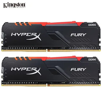 شراءكينغستون HyperX غضب RAM DDR4 RGB الذاكرة 2400MHz 2666MHz 3000MHz 3200MHz 3466MHz DIMM XMP ميموريال Ddr4 ل ذاكرة عشوائيّة للحاسوب المكتبي Ram