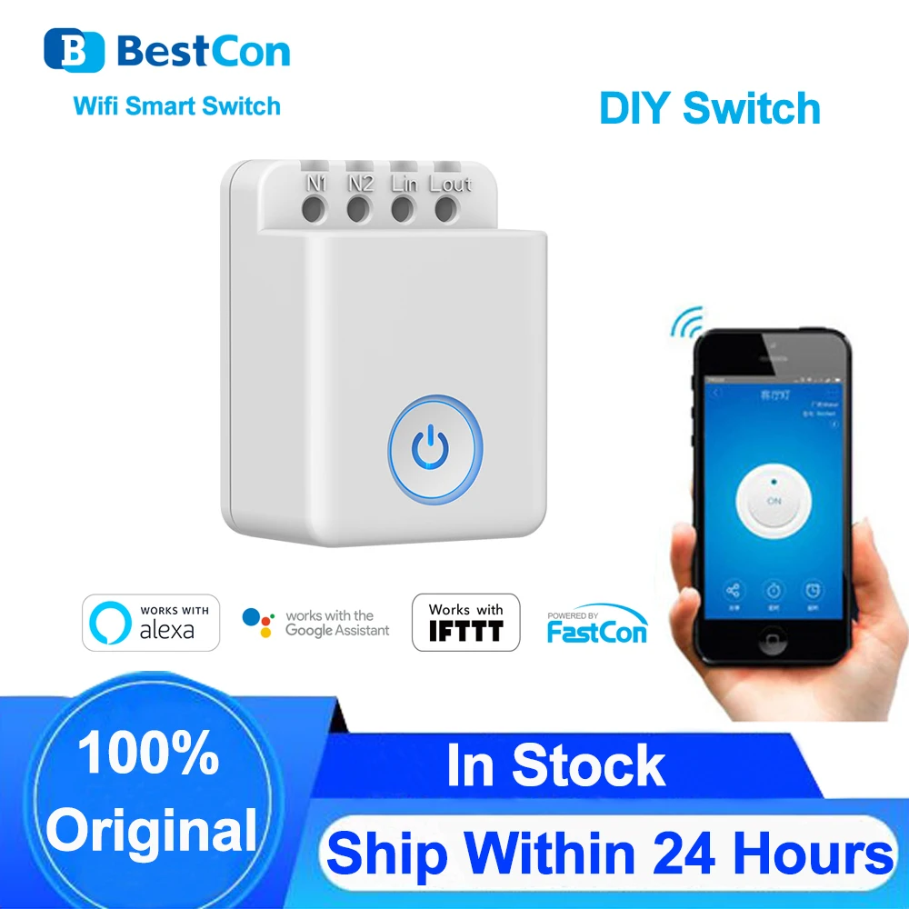 Смарт переключатель Broadlink BestCon MCB1 Wifi пульт дистанционного управления сделай сам