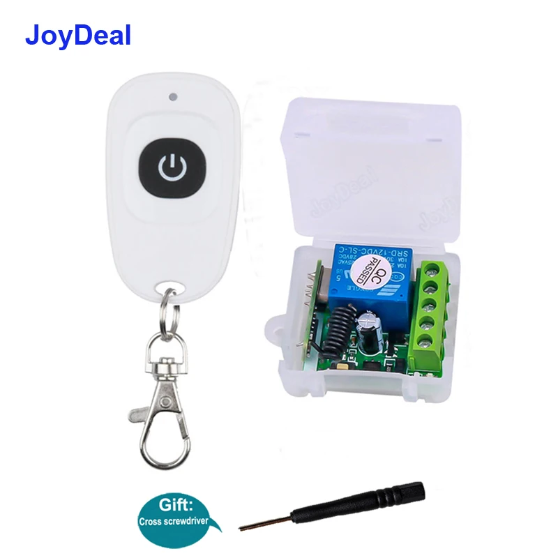 

433 MHz Wireless DC 12V 1 Channel Remote Control Switch Module and RF Transmitter Electronic Lock Car Door Led Light Control Diy