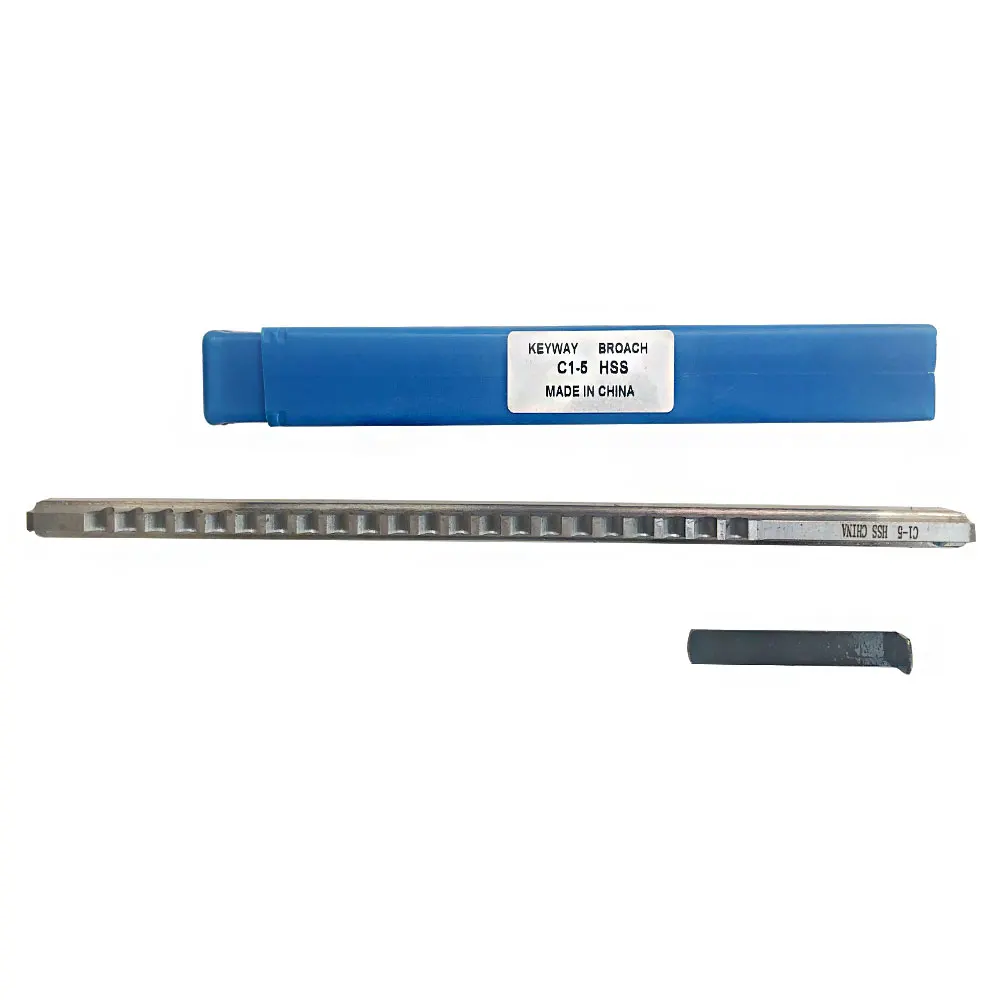 LW-Tool 5mm Keyway Broach C1 Push-Type Metric Size with Shim HSS Broach Cutting Tool for CNC Machine Size : 5mm