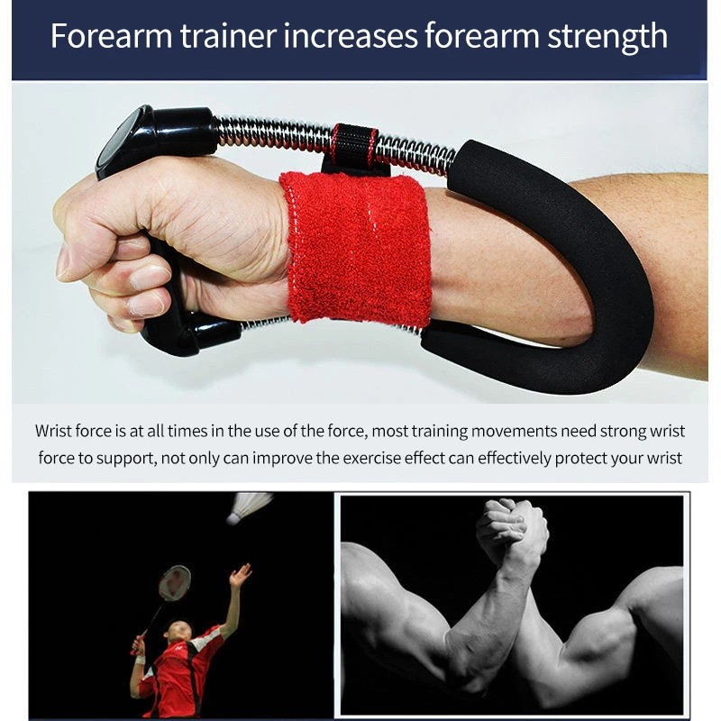 Hand Finger Grip Grippers Forearm Wrist Muscle Training Strength Exerciser Grips