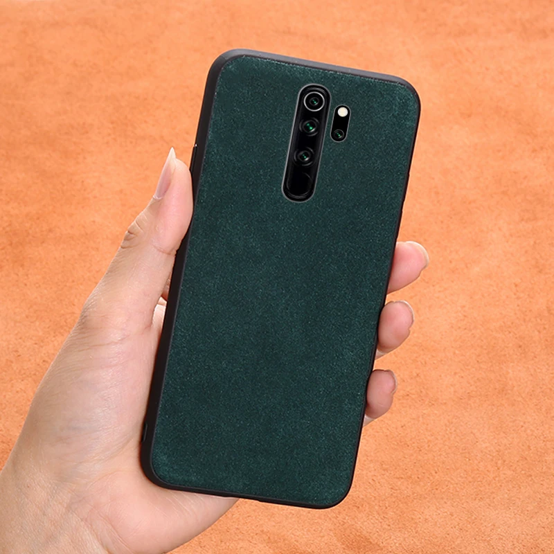 Чехол из натуральной коровьей замши для сотового телефона Xiomi Redmi Note 8 7 Pro 8T чехол