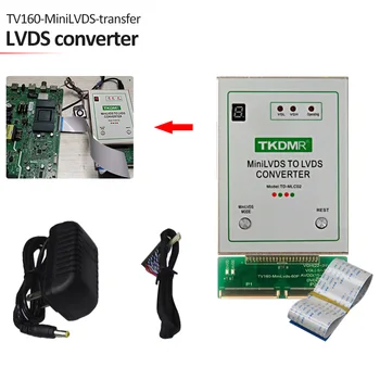 

TV160-MiniLVDS-Transfer LVDS Converter EU Plug for TV160 6Th 7Th Tester 32-inch Integrated Motherboards. 60pin Single Screen