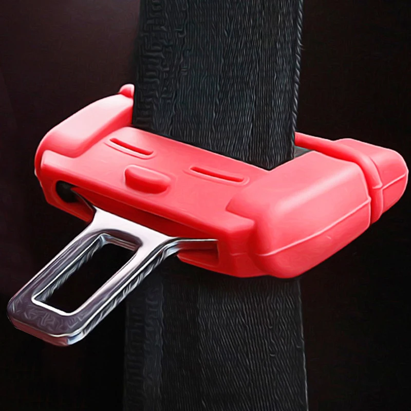 

1pcs Car Safety Belt Buckle Covers Padding Pad Buckle Protector Anti Scratch Interior Seat Belts Padding Car Accessories