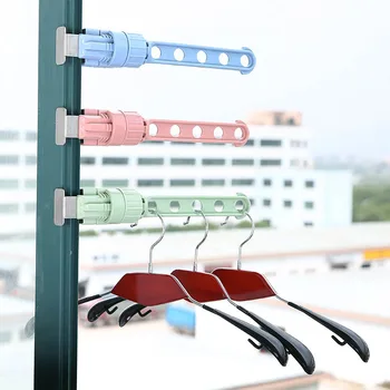 

Hanger Creative Hanger Window Frame Hanging Rack Clothes Rail Drying Socks Clothes Drying Rack 5 Hole Hanging Drying Rack