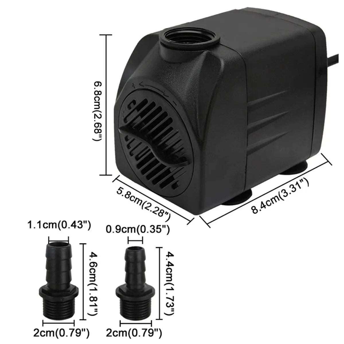 25W Multifunctional Aquarium Water Pump 220V Tank Pond Pool Fountains Pump Garden Waterproof Submersible Fish Pond Water Pump