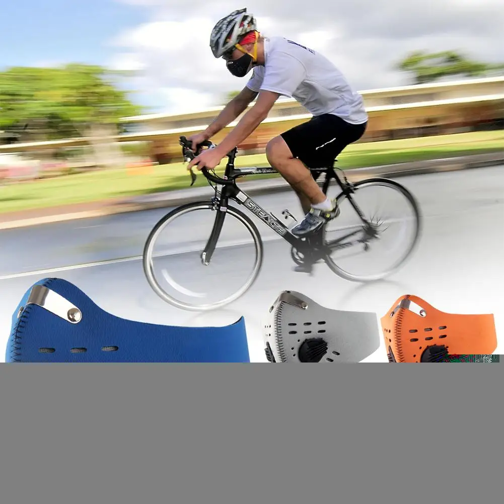 Black Cycling Mask Riding Sports Dustproof Anti-fog Masks Shockproof Warm Soft Elastic Mask For Outdoor Sports