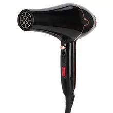 2000 Вт мощный профессиональный фен бытовой электрический фен для волос черный(ЕС вилка 220 В