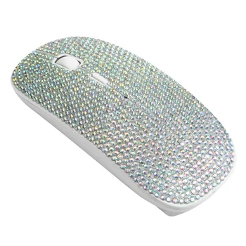 

Diamond Mouse Raton 2.4G Wireless Rechargeable USB for PC Laptop Gaming Computer Mice Crystal Sem Fio Inalambrico Ordenador