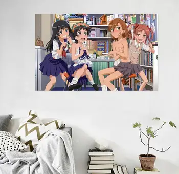 

[Self-Adhesive] 3D Toaru Majutsu No Index 485 Japan Anime Wall Stickers Mural Decal Wall Murals AJ WALLPAPER Belly