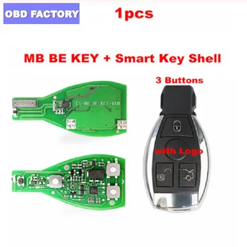 

Original MB BE KEY Work For Benz Till FBS3 315MHZ/433MHZ Get 1 Free Token for CGDI MB With Smart Key Shell 3 Button Logo