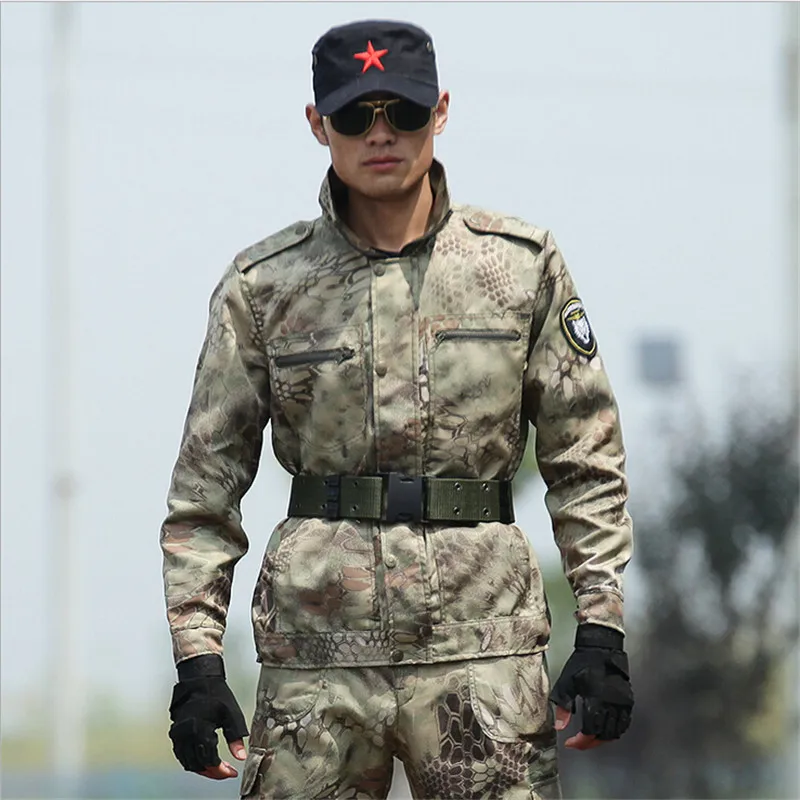 Весна осень Американский ACU Военный Набор тактическая армейская военная форма боевые куртки+ брюки змеиная кожа военные костюмы 4XL