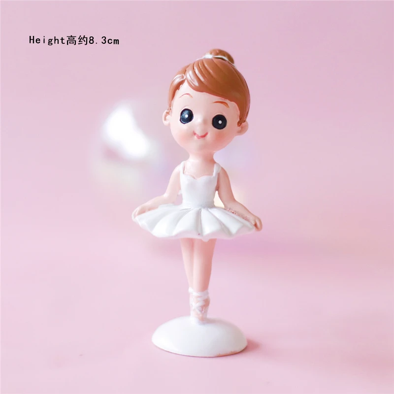 Ballet girl A Благородные балетные украшения для девочек, украшения для торта на день рождения, золотые украшения для волос, украшение на десерт, подарок для малышей - Цвет: Ballet girl A