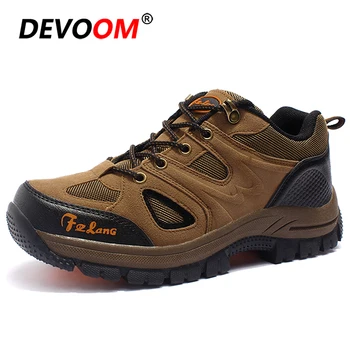 

New Outdoor Men Hiking Shoes Breathable Waterproof Climbing Boots Desert Training Sneakers Men Anti-Slip Mountain Trekking Shoes