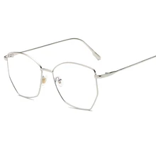 Новинка, Ретро стиль, Ретро стиль, очки для чтения, женские металлические очки, оправа, модные женские защитные прозрачные линзы, очки для отдыха