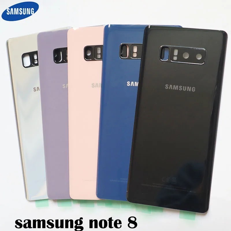 Samsung Note 8 Note9 Батарея задняя крышка Корпус для samsung Galaxy Note 9 N960 SM-N960F Note8 N950 SM-N950F сзади Стекло чехол
