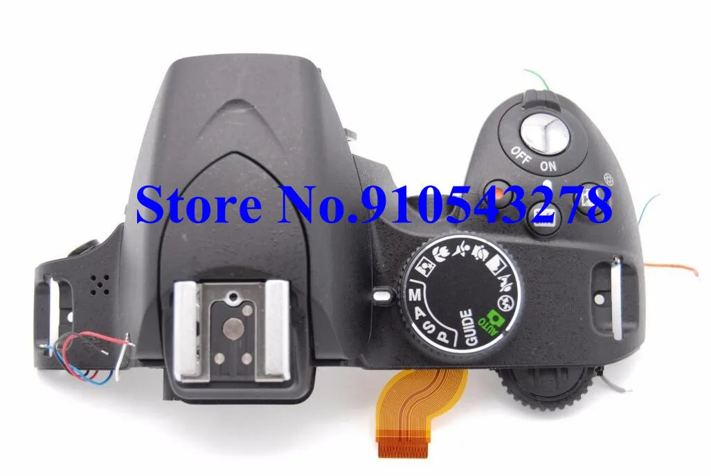 

D3200 открытый блок для nikon D3200 верхняя крышка D3200 верхняя крышка внешняя крышка с блоком вспышки камеры Запасная часть