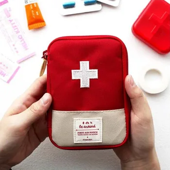 

Empty First Aid Bag Emergency Pouch Travel Medicine Pill Storage Bags Outdoor Survival Organizer Portable Travel Medine Divider