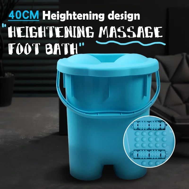 

Foot Bath Foot Basin Foot Soak Household Portable Thick Basin Folding Foot Bath Foaming Bucket Barrel Leg Barrel Deep Barrel