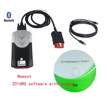 

2020 NEW Arrival OBD2 Scanner VD TCS CDP Bluetooth 2016.R0 keygen for delphis Multidiag Car accessories Diagnostic +8 car cables