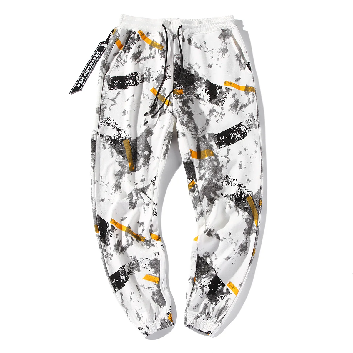 

2019 New Autumn Casual Pants for Young Men Cotton Small Feet Oversize Trousers Kanye West Hip Hop Streetwear Pants Men