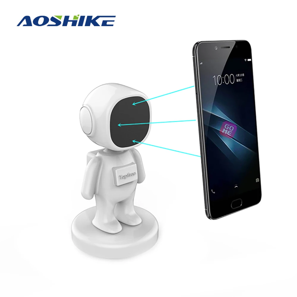 AOSHIKE магнитный автомобильный держатель для телефона, вращающийся на 360 градусов, мультяшный держатель, автомобильный держатель для телефона, подставка для iPhone, Sumsung, Xiaomi, huawei