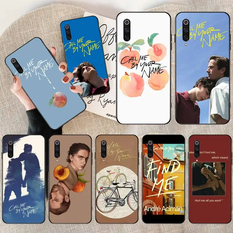Чехол с надписью Call Me by Your Name черный мягкий чехол для телефона Xiaomi Mi10 10Pro 10 lite Mi9 9SE