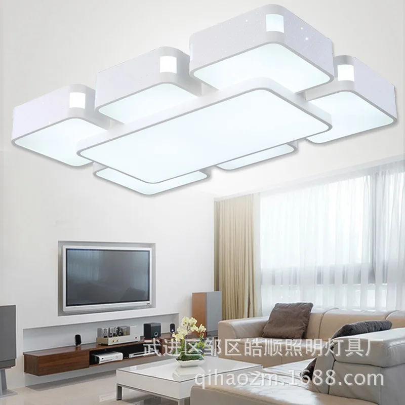 Manufacturers Direct Selling Rectangular Living Room Lights Glorious LED Ceiling Lamp Simple Restaurant Bedroom Lighting Sky Cit