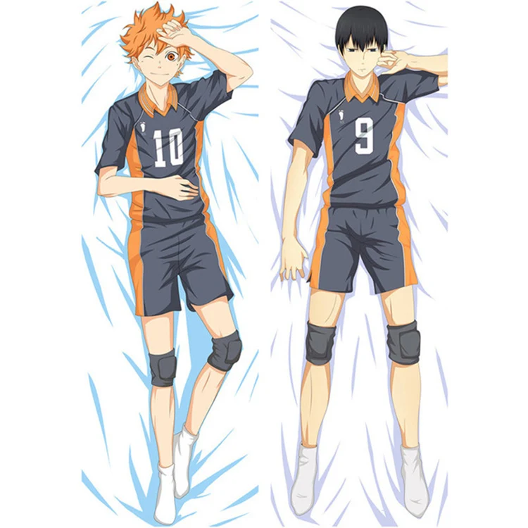 Anime Volleyball Karasuno Cosplay Dakimakura Body Haikyuu!! Pillow Case Cover Manga Hinata Shoyo Bedding Hugging Body Pillowcase