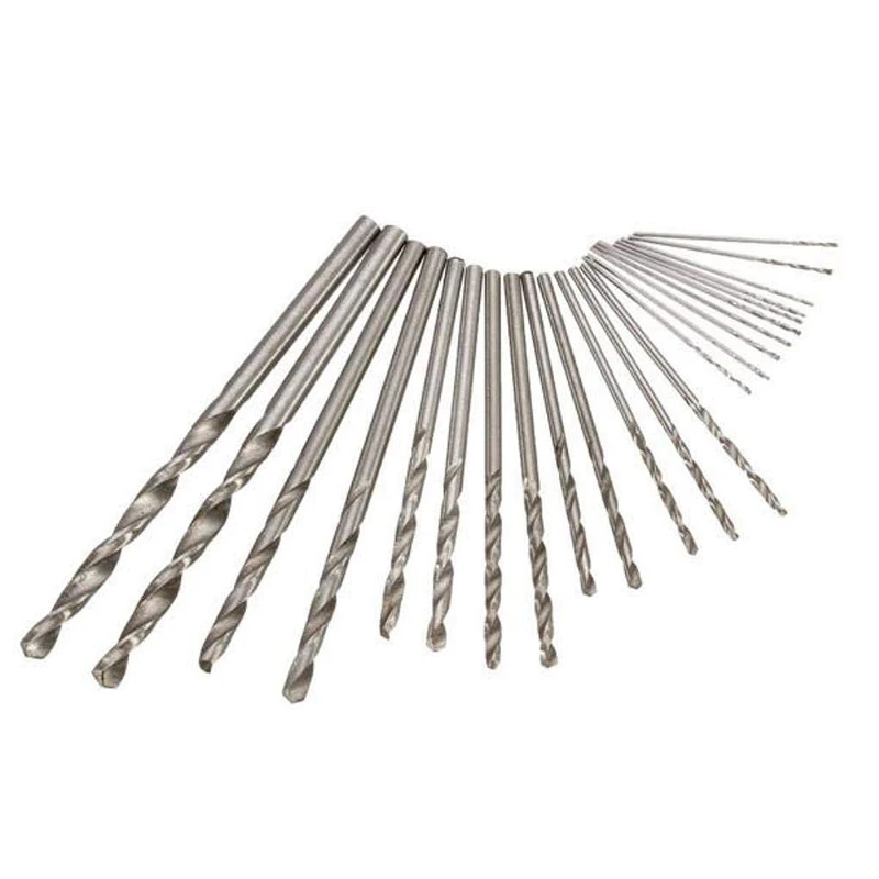 

Promotion! 25Pc 0.5-3.0Mm Set Of Miniature Straight Shank Small Twist Drill Set Bodhi Hole Small Drill Kit