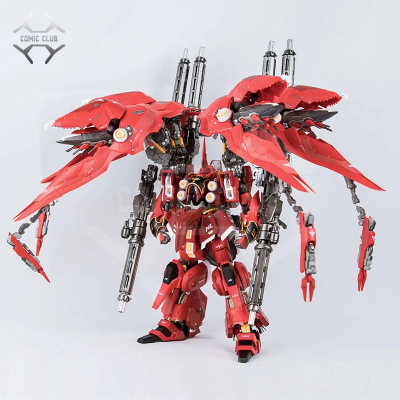 

COMIC CLUB AnaheimFactoryModels MB metalbuild MB 1/100 ALLOY KSHATRIYA red version Anime Gundam unicorn Action Figure robot toy