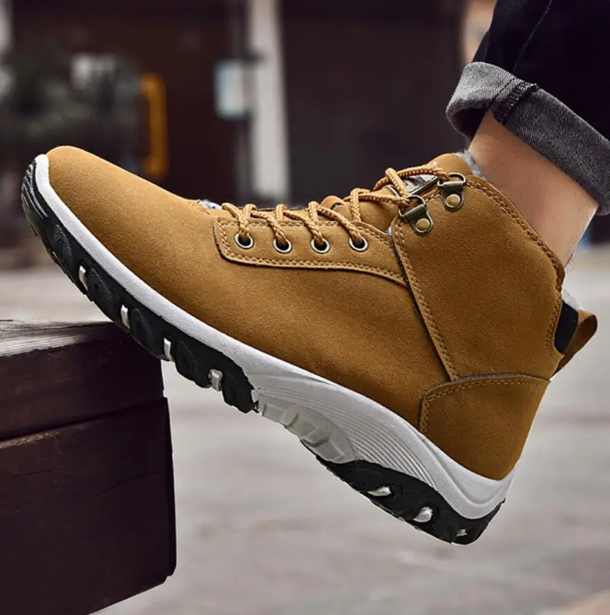 Botas masculina; военные тактические зимние мужские ботинки; кожаные водонепроницаемые армейские ботильоны; армейские ботинки; обувь для работы