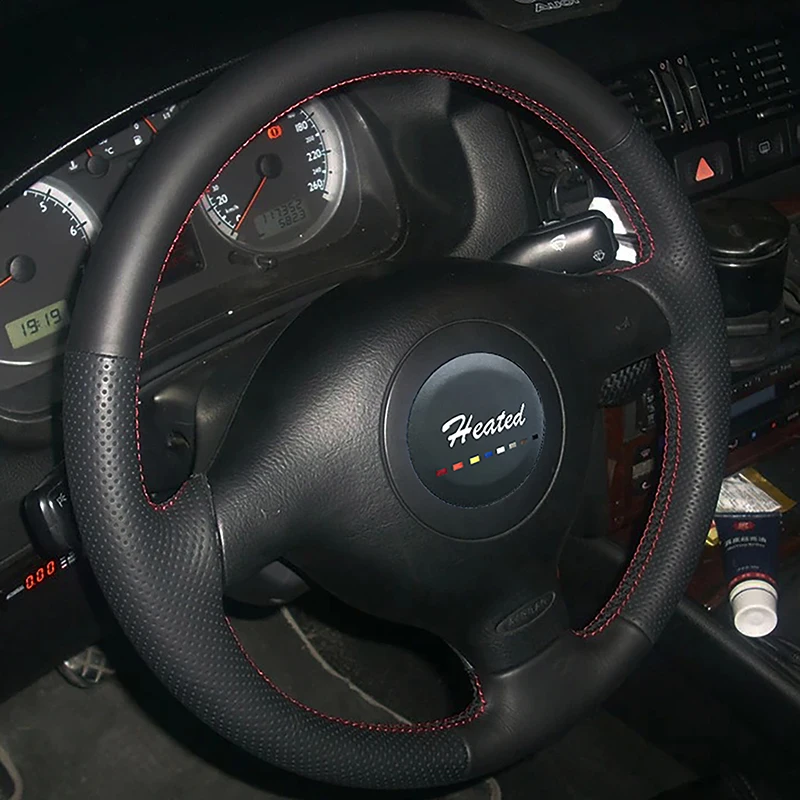 Оплётка на руль для Volkswagen VW Golf 4 Passat B5 1996 2003 Polo 2011 2002|steering wheel cover|wheel coveron the steering |