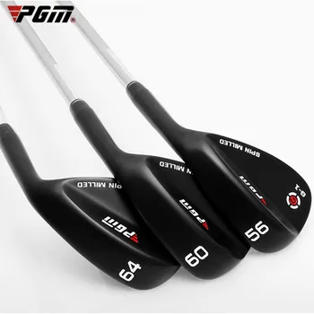 

PGM Golf Clubs Sand Bar Cut Rod CNC Face Groove Stainless steel Golf Wedges Club Occupation Shaft /Cutter/Wedge 50-64 Degree