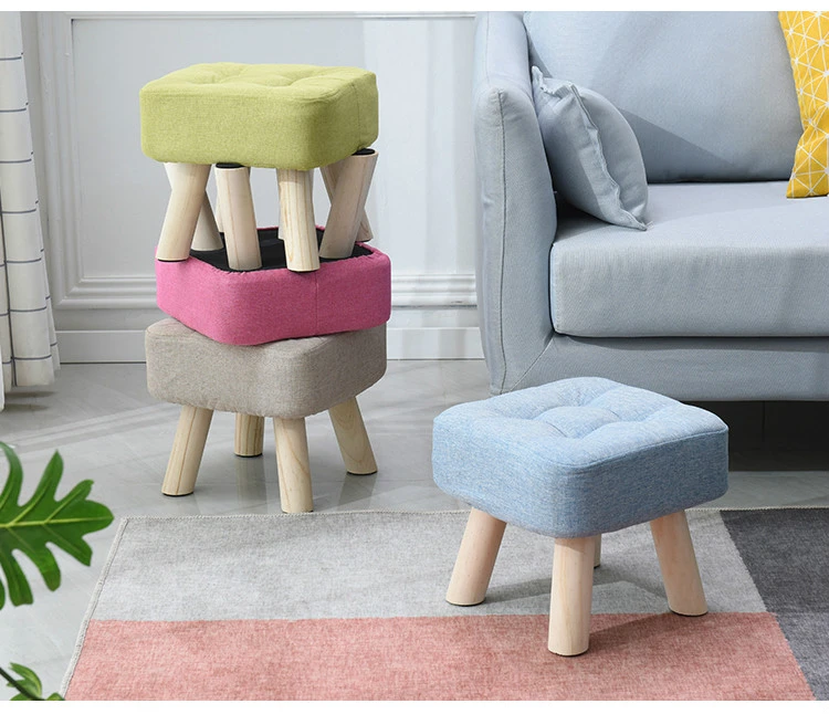 34cm high stool Creative kids bench wooden Fashion Family sitting Room sofa  bench silla para maquillaje wood chair couch|Stools & Ottomans| - AliExpress